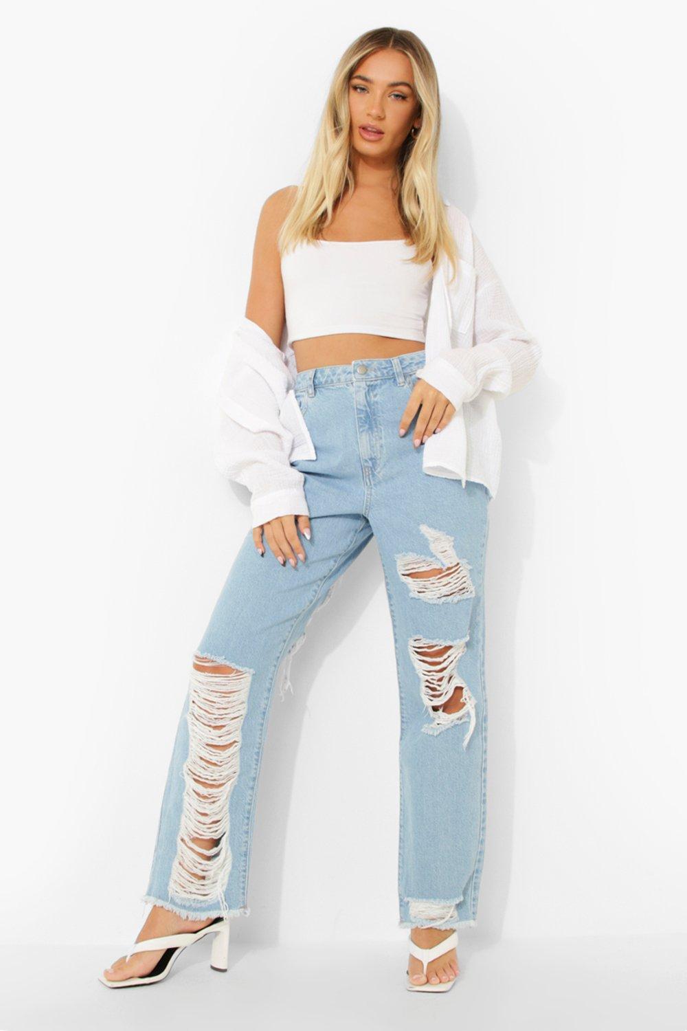 Jeans hot sale gambe grosse